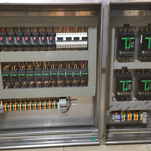 پروژه 7 Wall mounted stainless steel electrical panel assembly 3 600x600